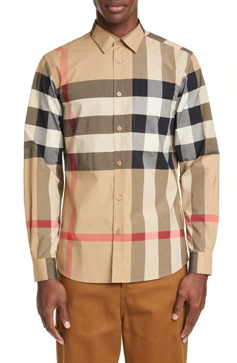 burberry plaid shirt sale